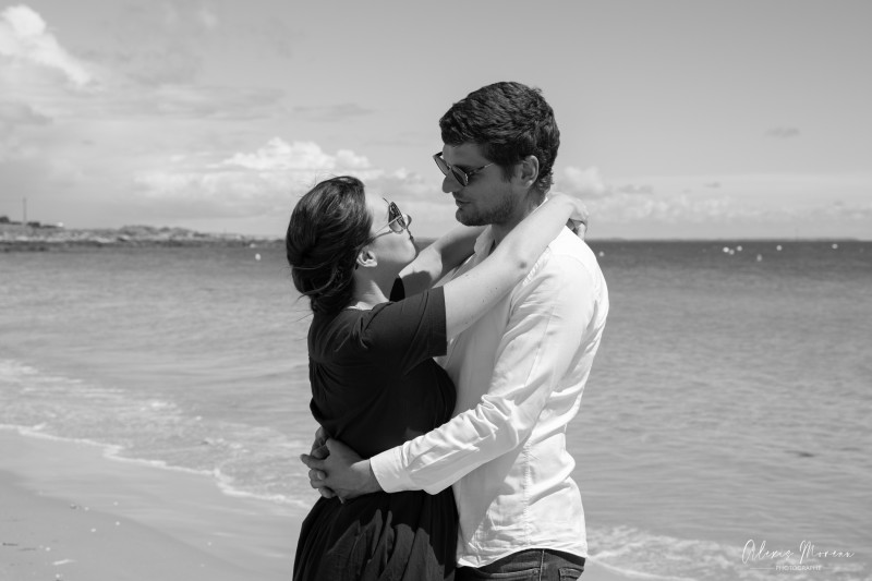 séance couple plage